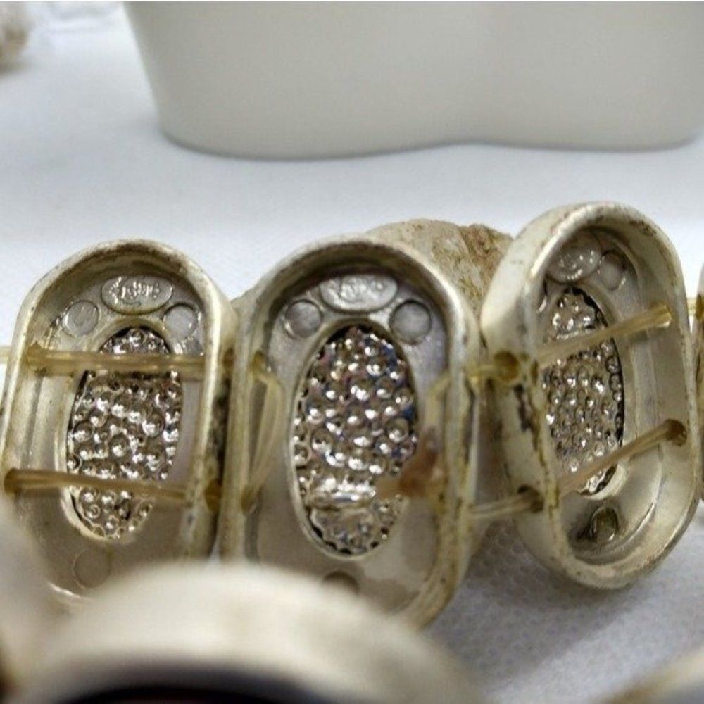 Premier design silver stretch bracelet - Picture 3 of 3